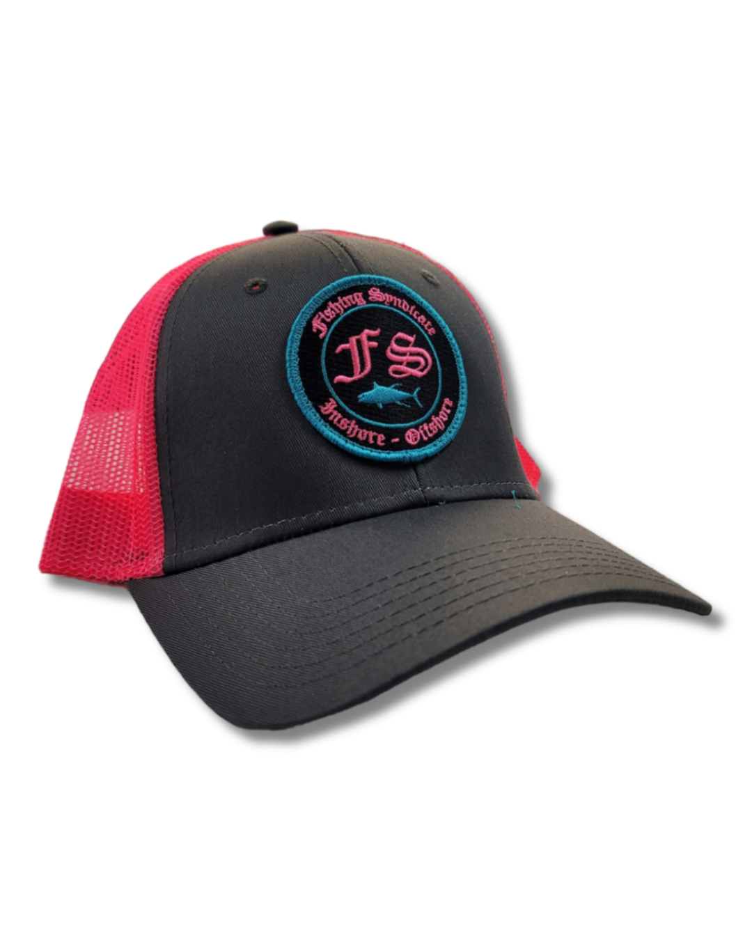 Charcoal with Pink Mesh OG Logo