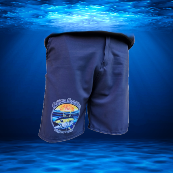 FS Blue Color Logo Shorts